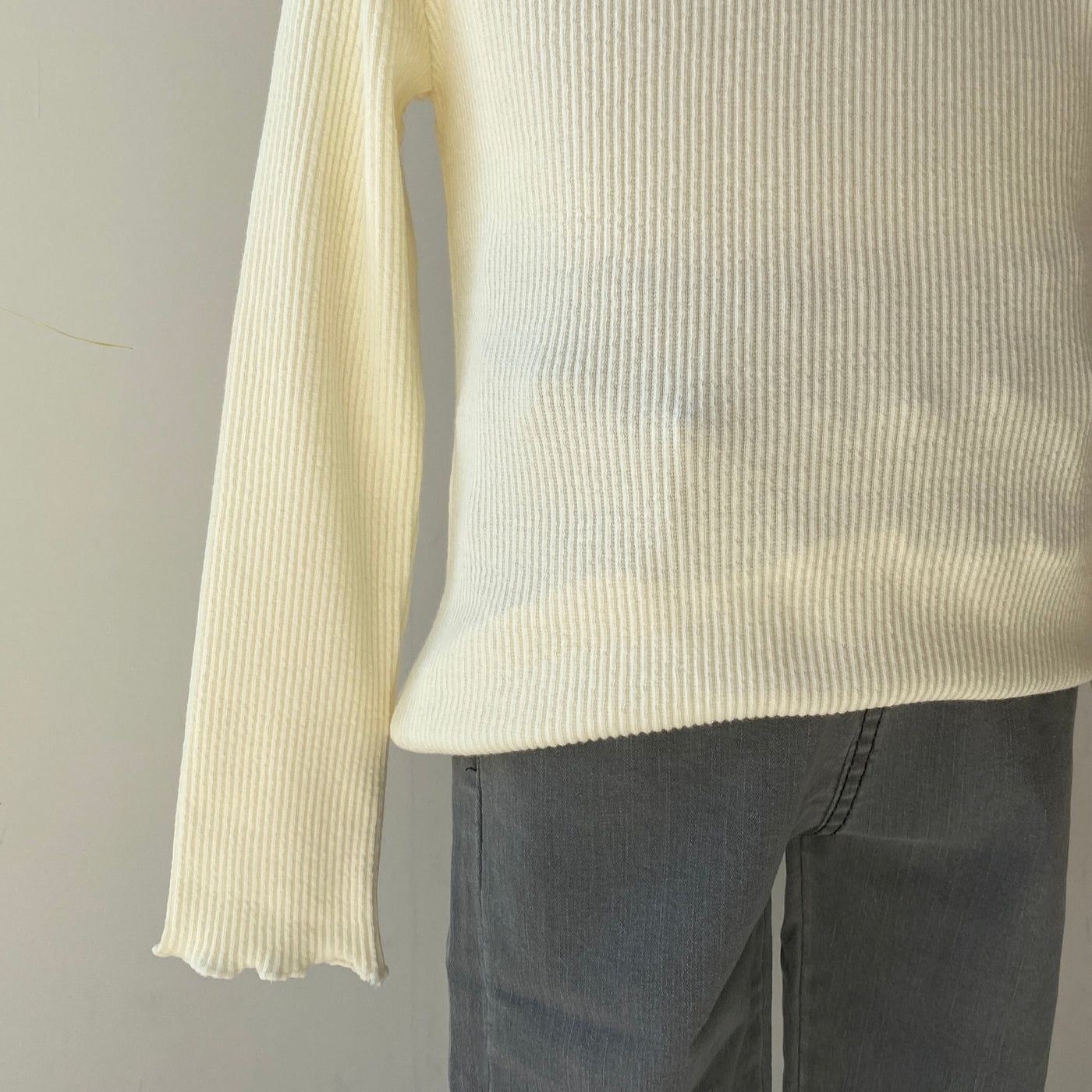 Rib high neck(120~140)