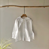 【hamomisi】Kids frilled blouse(110)