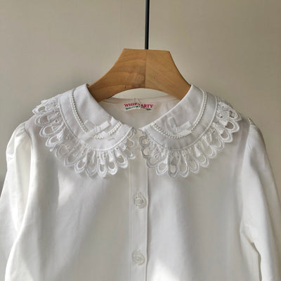 Kids frilled blouse(110)