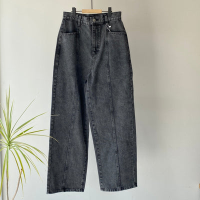 【ハモミシノオトナフク】Center-switched semiwide pants