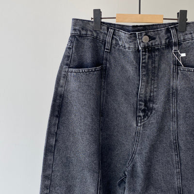 【ハモミシノオトナフク】Center-switched semiwide pants