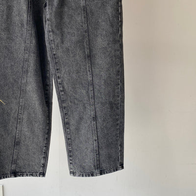 【ハモミシノオトナフク】Center-switched semiwide pants