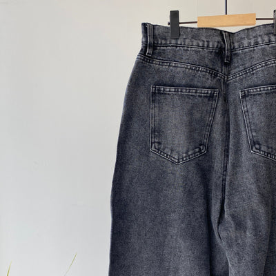 【ハモミシノオトナフク】Center-switched semiwide pants