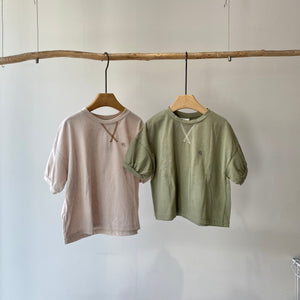 Rib sleeve T-shirt(80~120)