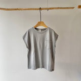 【hamomisi】Simple no sleeve T-shirt(90~120)