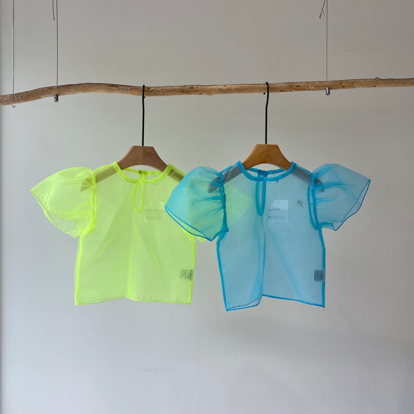 Puff sleeve blouse(80.90.110)