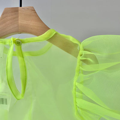 Puff sleeve blouse(80.90.110)