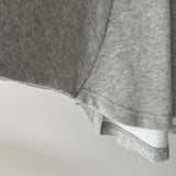 【ハモミシノオトナフク】MICHIGAN logo print dolman T-shirt