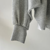 【ハモミシノオトナフク】MICHIGAN logo print dolman T-shirt