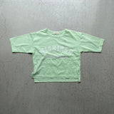 【hamomisi】Plain long T-shirt(80~150)