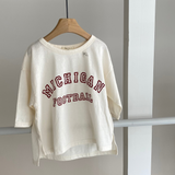 【hamomisi】Plain long T-shirt(80~150)