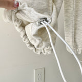 【ハモミシノオトナフク】French terry two-pleat pants