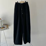 【ハモミシノオトナフク】French terry two-pleat pants