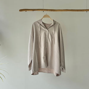 【ハモミシノオトナフク】Peach Hoodie Shirt
