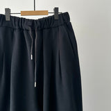 【ハモミシノオトナフク】French terry two-pleat pants