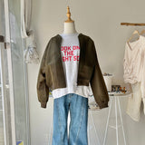 【ハモミシノオトナフク】Cardboard sheer MA-1