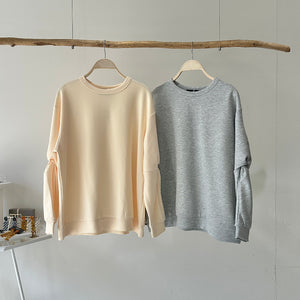 【ハモミシノオトナフク】Bonded Sleeve Twist Pullover