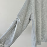 【ハモミシノオトナフク】Bonded Sleeve Twist Pullover