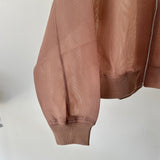 【ハモミシノオトナフク】Cardboard sheer MA-1