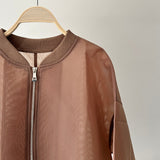 【ハモミシノオトナフク】Cardboard sheer MA-1