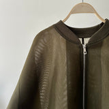 【ハモミシノオトナフク】Cardboard sheer MA-1