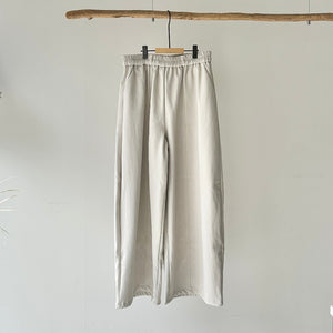 【ハモミシノオトナフク】Fleece-lined wide-leg pants