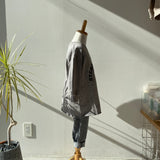 【hamomisi】Long logo sweat shirt (90~130)