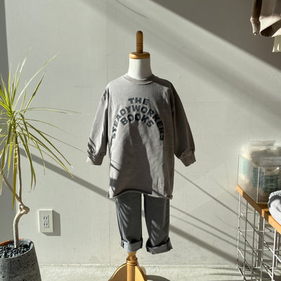 Long logo sweat shirt (90~130)