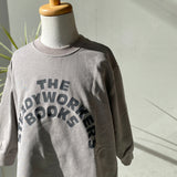 【hamomisi】Long logo sweat shirt (90~130)