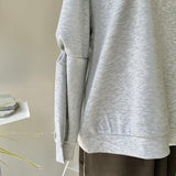 【ハモミシノオトナフク】Bonded Sleeve Twist Pullover