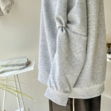 【ハモミシノオトナフク】Bonded Sleeve Twist Pullover