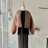 【ハモミシノオトナフク】Jersey lace long T-shirt