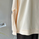 【ハモミシノオトナフク】Bonded Sleeve Twist Pullover