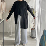【ハモミシノオトナフク】French terry two-pleat pants
