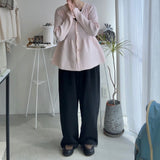 【ハモミシノオトナフク】French terry two-pleat pants