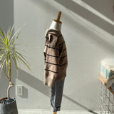 【hamomisi】Stripe knit (90~130)