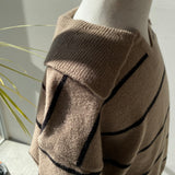 【hamomisi】Stripe knit (90~130)