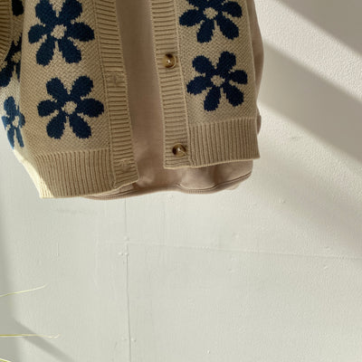 Retro flower knit (90~130)