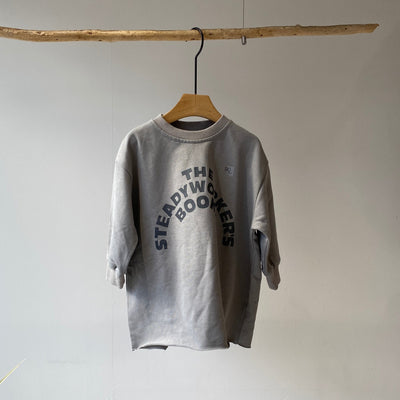 Long logo sweat shirt (90~130)