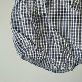 【hamomisi】Rompers with bow tie(73~90cm)