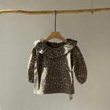 Ruffle collar shirt (80~100cm)