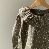 Ruffle collar shirt (80~100cm)