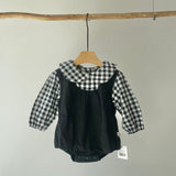 【hamomisi】Layered rompers(73.80.90cm)