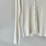 【ハモミシノオトナフク】Recycled Poly V-Neck Cardigan