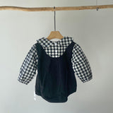 【hamomisi】Layered rompers(73.80.90cm)
