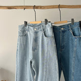 【ハモミシノオトナフク】Denim Seam Flare PT