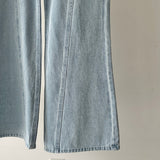 【ハモミシノオトナフク】Denim Seam Flare PT