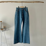 【ハモミシノオトナフク】Denim Seam Flare PT