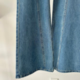 【ハモミシノオトナフク】Denim Seam Flare PT