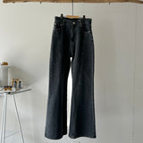 【ハモミシノオトナフク】Denim Seam Flare PT